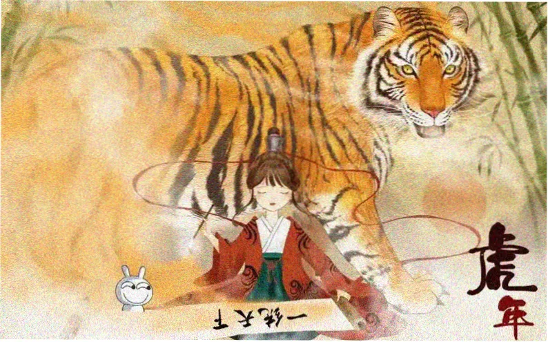 黄昏列车上的猫 动漫主视觉海报